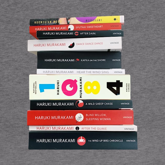 Haruki Murakami Book Stack 村上 春樹 by Scum & Villainy